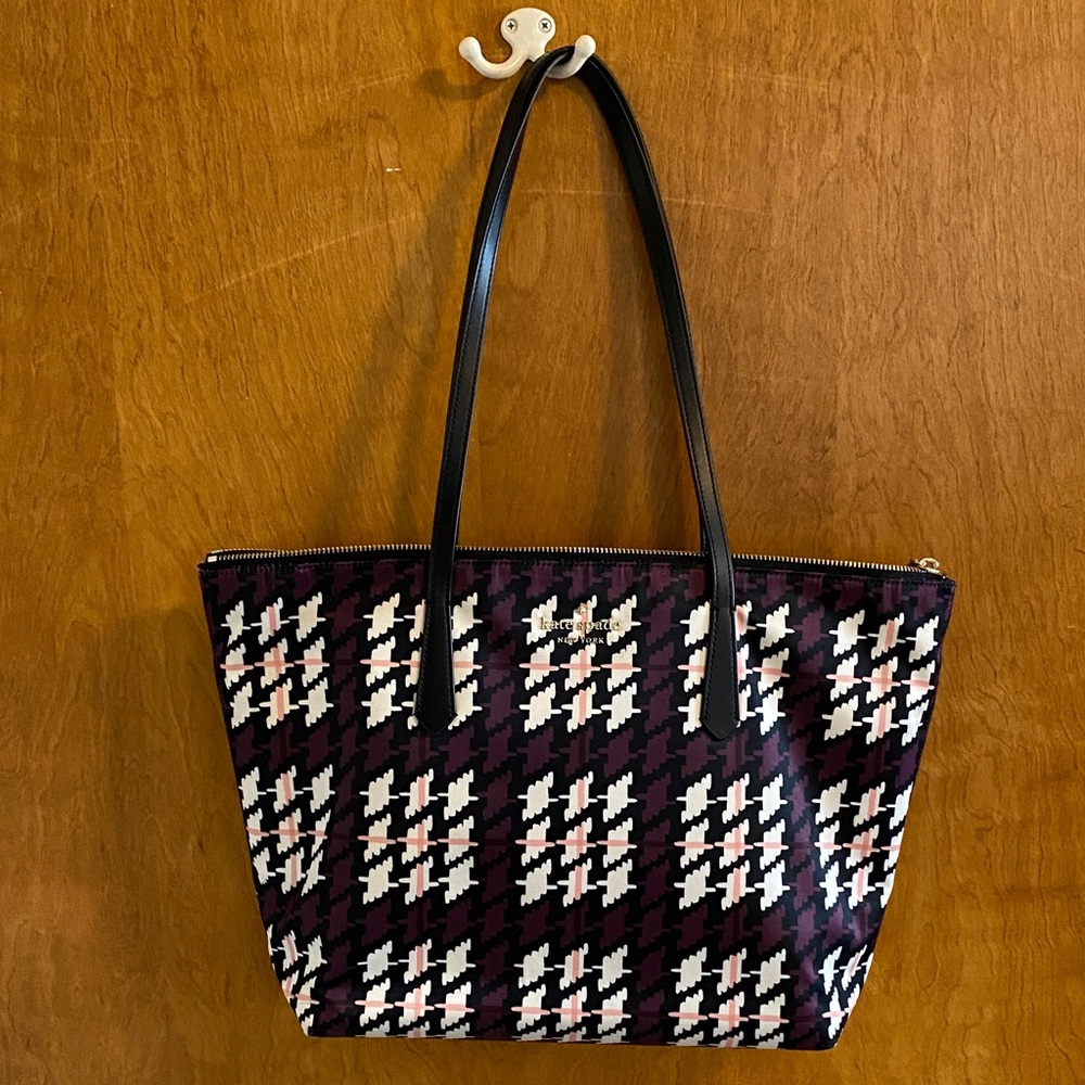 Kate Spade Black and Purple Women's Tote Bag